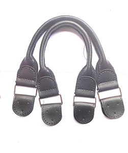 ALÇA FRANCESA MONTANA COM ALGODÃO 35CM- PRETO/OURO VELHO