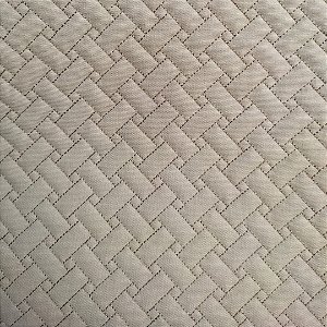 TECIDO MATELASSADO SARJA AREIA - QUILT DOMINÓ - PREÇO DE 0,50 X 1,50 Aprox.