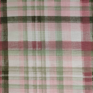 TECIDO TRICOLINE 100% ALGODÃO XADREZ ROSA - 0,50X1,50MT