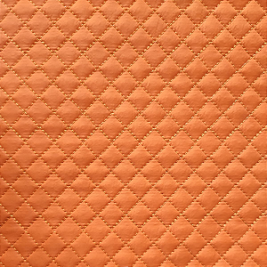 TECIDO MATELASSADO NYLON IMPERMEÁVEL LARANJA QUILT MINI RETO - PREÇO DE 0,50 X 1,45