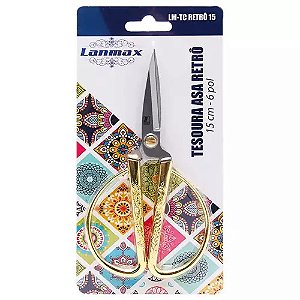 TESOURA RETRÔ LANMAX 6 POLEGADAS 15CM