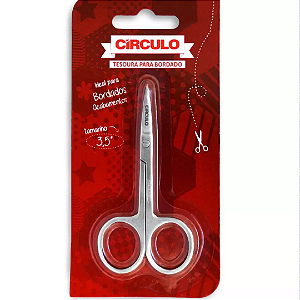 TESOURA PARA BORDADO CIRCULO 8,8cm 3,5¨