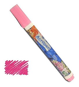 CANETA ACRILPEN ACRILEX-537 ROSA