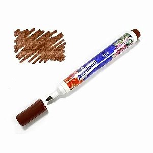 CANETA ACRILPEN ACRILEX-531 MARROM