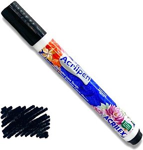 CANETA ACRILPEN ACRILEX- 520 PRETA