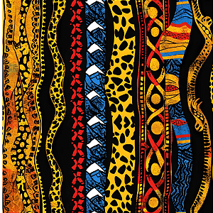 TECIDO 100% ALGODÃO DIGITAL FABRICART - Mama África 6 - PREÇO DE 0,50 x 1,50MT