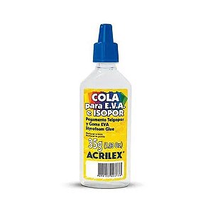 COLA TRANSPARENTE PARA EVA E ISOPOR ACRILEX 35g