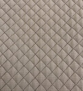 TECIDO MATELASSADO LINHO BEGE MINI RETO - PREÇO DE 0,50 x 1,30 Aprox.