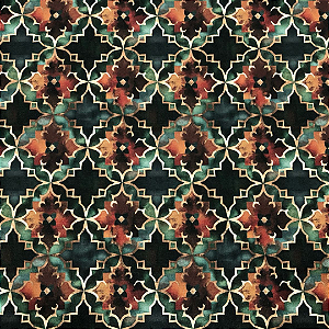NYLON ACQUA DECOR ARABE 2- PREÇO DE 0,50 x 1,40