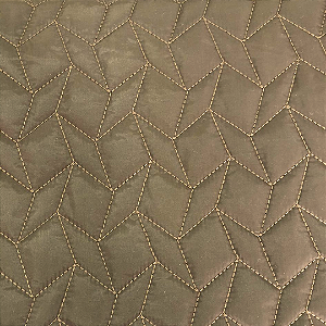 TECIDO MATELASSADO NYLON EMBORRACHADO CAQUI QUILT 3D  - PREÇO DE 0,50 X 1,45