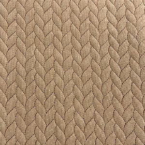TECIDO MATELASSADO SARJA BEGE ESTONADO QUILT CORDAS - PREÇO DE 0,50 X 1,50