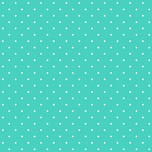 TECIDO TRICOLINE 100% ALGODÃO MICRO POÁ TURQUESA - PREÇO DE 0,50 x 1,50MT