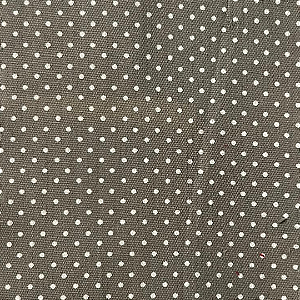 TECIDO 100% ALGODÃO MINI POÁ CINZA ESCURO - PREÇO DE 0,50 x 1,50MT