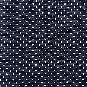 TECIDO 100% ALGODÃO MINI POÁ AZUL MARINHO - PREÇO DE 0,50 x 1,50MT