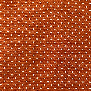 TECIDO 100% ALGODÃO MINI POÁ LARANJA QUEIMADO - PREÇO DE 0,50 x 1,50MT