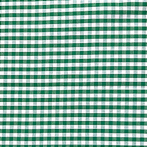 TECIDO MISTO IGARATINGA MINI XADREZ VERDE - PREÇO 0,50M X 1,50M
