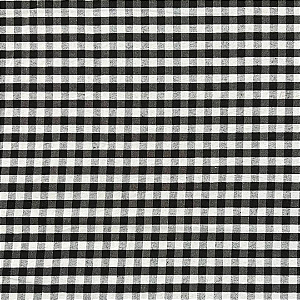 TECIDO MISTO IGARATINGA MINI XADREZ PRETO - PREÇO 0,50M X 1,50M
