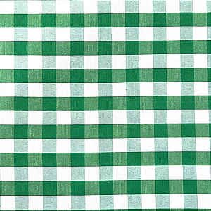 TECIDO MISTO IGARATINGA XADREZ VERDE - PREÇO 0,50M X 1,50M