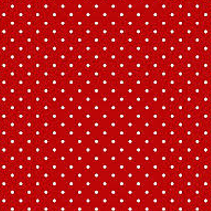 TECIDO 100% ALGODÃO PERIPAN - MINI POÁ VERMELHO- PREÇO DE 0,50 x 1,50MT