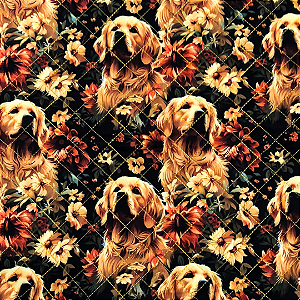 TECIDO MATELASSADO DIGITAL 1000 TONS - JORGINHO FUNDO PRETO - PREÇO DE 0,50 x 1,35MT