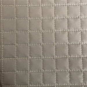 TECIDO MATELASSADO NYLON EMBORRACHADO CAQUI QUILT QUADRADOS - PREÇO DE 0,50 X 1,45