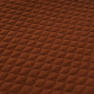 TECIDO MATELASSADO LINHO MINI RETO MARROM - LINHA NO TOM - PREÇO DE 0.50 x 1,35