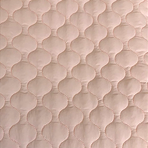 TECIDO MATELASSADO NYLON ROSA BEBÊ QUILTING DUNAS - 1,00 X 1,40 MT