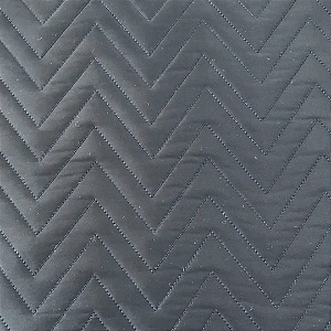 TECIDO MATELASSADO NYLON EMBORRACHADO AZUL MARINHO QUILT CHEVRON G - PREÇO DE 0,50 X 1,45