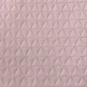 TECIDO MATELASSADO NYLON IMPERMEÁVEL ROSA BEBÊ QUILT TRIANGULOS - PREÇO DE 0,50 X 1,45