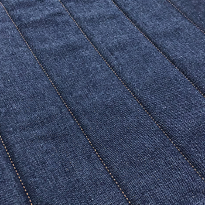 TECIDO MATELASSADO JEANS LISTRAS C/ ESPUMA 1000TONS - PREÇO DE 0,50 X 1,40