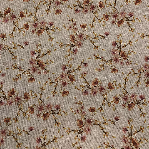 LINHO ESTAMPADO RAMOS FLORAIS - 1000TONS - PREÇO DE 1,0 X 1,35 MT
