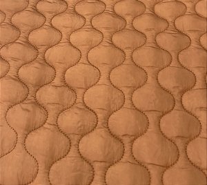 TECIDO MATELASSADO NYLON PUFFER COBRE QUILTING DUNAS - 1,00 X 1,40 MT