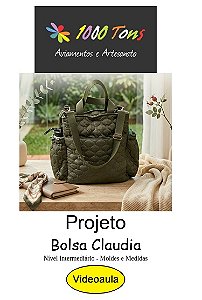 PROJETO BOLSA CLAUDIA + VIDEO AULA NO FACEBOOK
