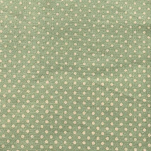 TECIDO 100% ALGODÃO- MINI POÁ FUNDO VERDE - PREÇO DE 0.50 x 1,50