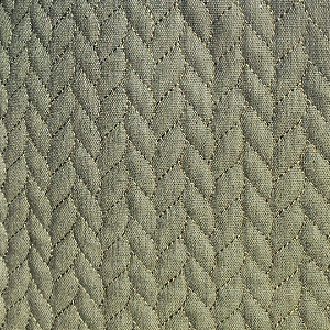 TECIDO MATELASSADO LINHO VERDE OLIVA QUILT CORDAS  - PREÇO DE 0.50 x 1,35