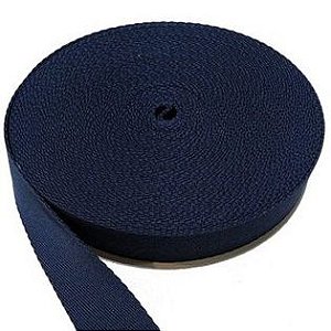 ALÇA DE NYLON REFORÇADA 2,5CM AZUL MARINHO - PREÇO POR METRO