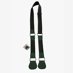 ALÇA BANANA DE ALGODÃO - VERDE /OURO VELHO