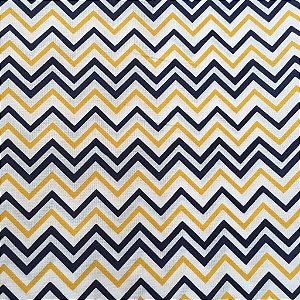 TECIDO 100% ALGODÃO TEKSANA - CHEVRON - PREÇO 0,50M X 1,48M