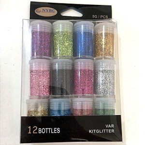 KIT GLITTER NYBC - 12 UNIDADES