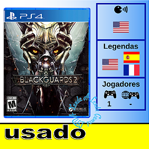 Blackguards 2 - PS4 - Usado