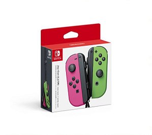 Joy-Con - SWITCH - Rosa Neon Verde Neon (NACIONAL)