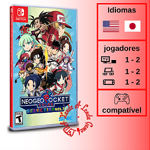 Neo Geo Pocket Colors Collection Vol 1 - SWITCH [EUA]