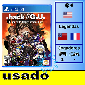 .Hack G.U. Last Recode - PS4 - Usado