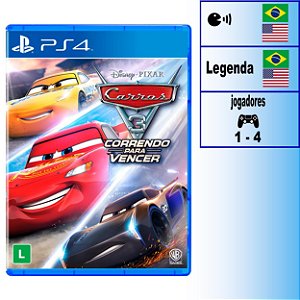 Carros 3 Correndo Para Vencer - PS4 - Novo