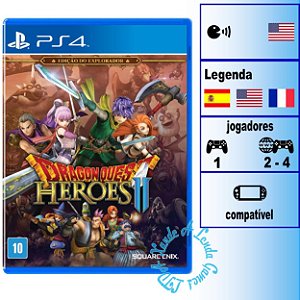 Dragon Quest Heroes 2 Edição de Explorador - PS4 - Novo