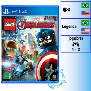 Lego Marvel Vingadores -  PS4 - Novo