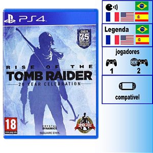 Rise of the Tomb Raider 20 Years Celebration - PS4 - Novo