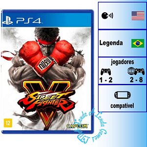 Street Fighter V - PS4 - Novo