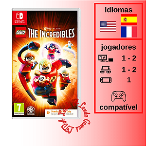 LEGO Os Incríveis (The Incredibles) - SWITCH [EUROPA] (código para download + caixa)