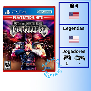 Fist of the North Star Lost Paradise (PlayStation Hits) - PS4 [EUA]